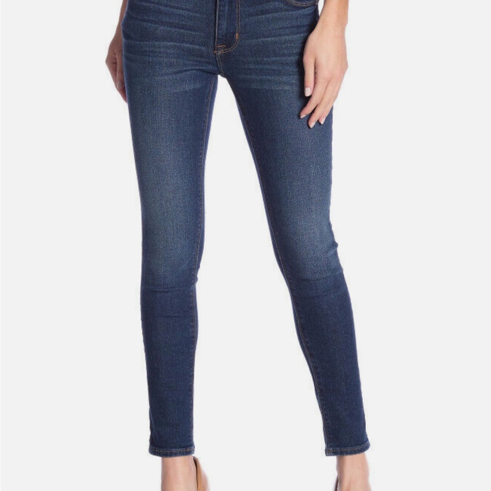 HUDSON Natalie Mid Rise Skinny Jeans 28, color GRDT